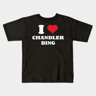 I Heart Chandler Bing Kids T-Shirt